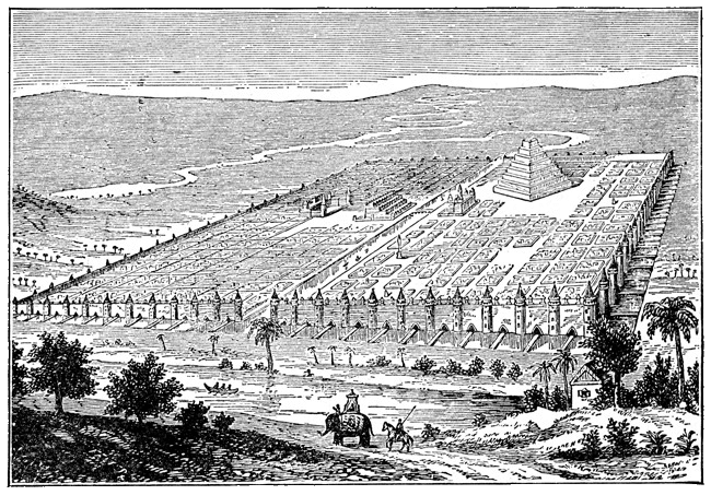 Babylonia - City of Babylon Drawing